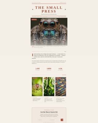 Macropress - Captivating Photography Landing Page Template