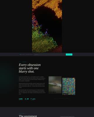 Macrolab - Cinematic Photography Landing Page Template