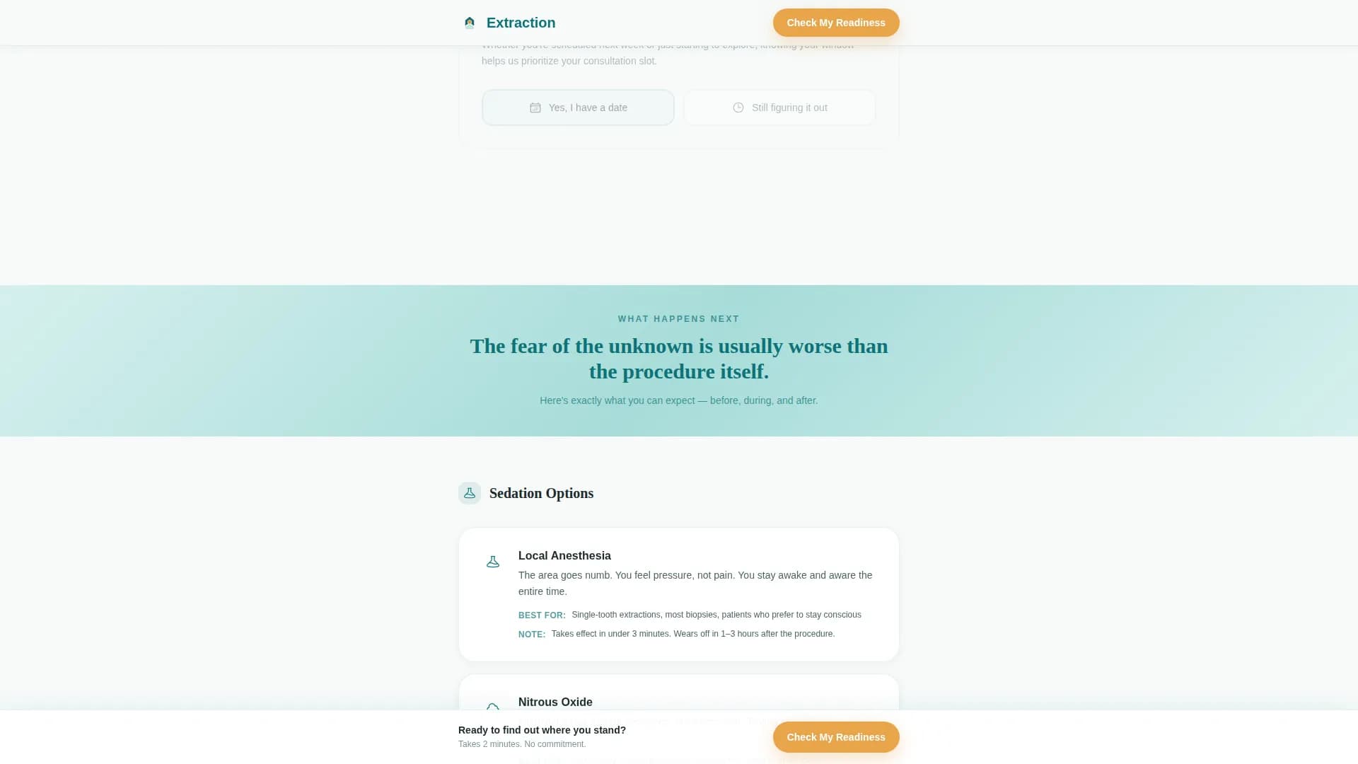 Extraction - Trusted Oral Surgeon Landing Page Template