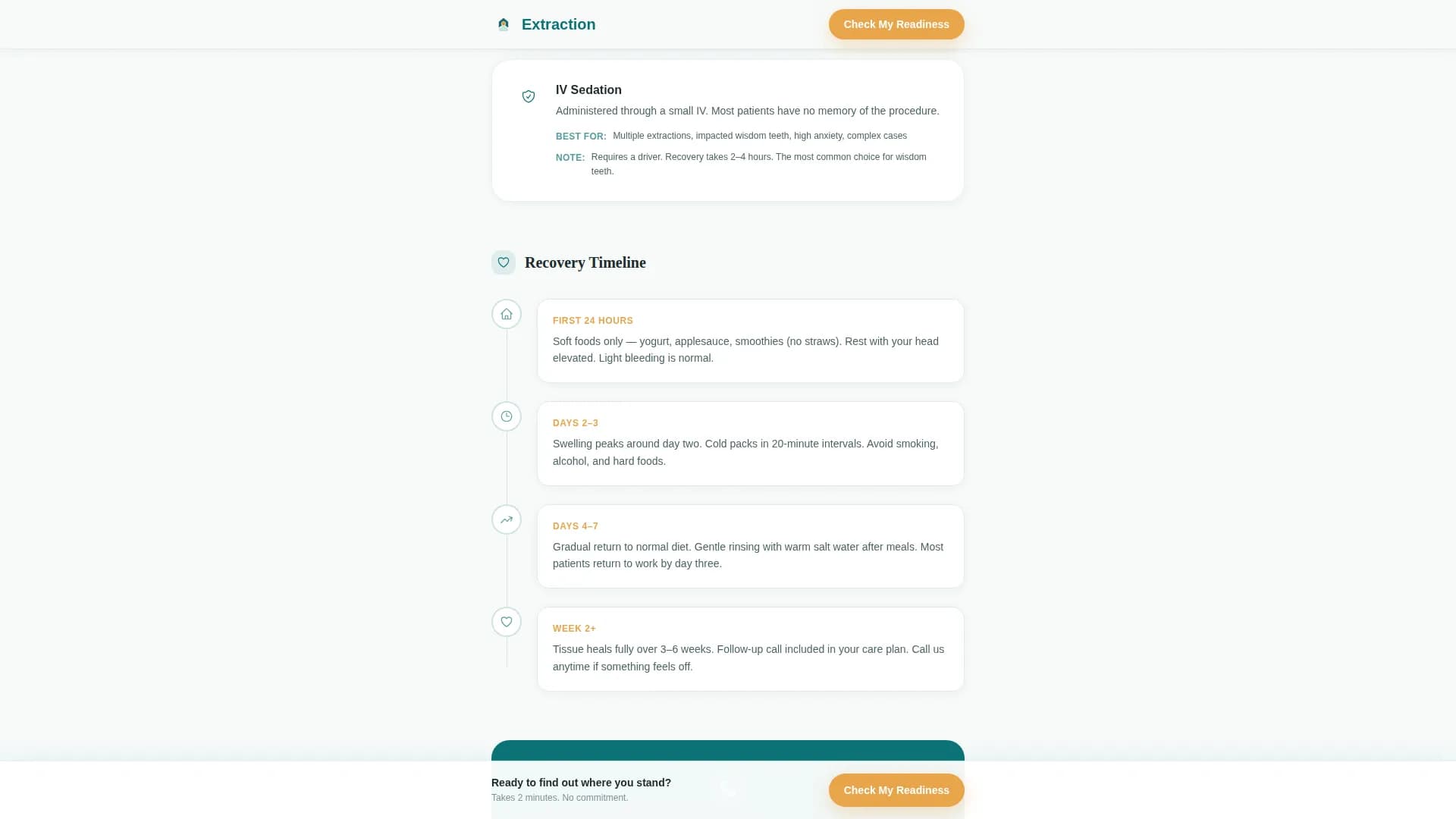 Extraction - Trusted Oral Surgeon Landing Page Template