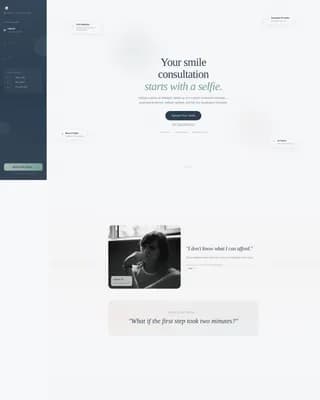 Orthodontist Virtual Consultation Landing Page Template