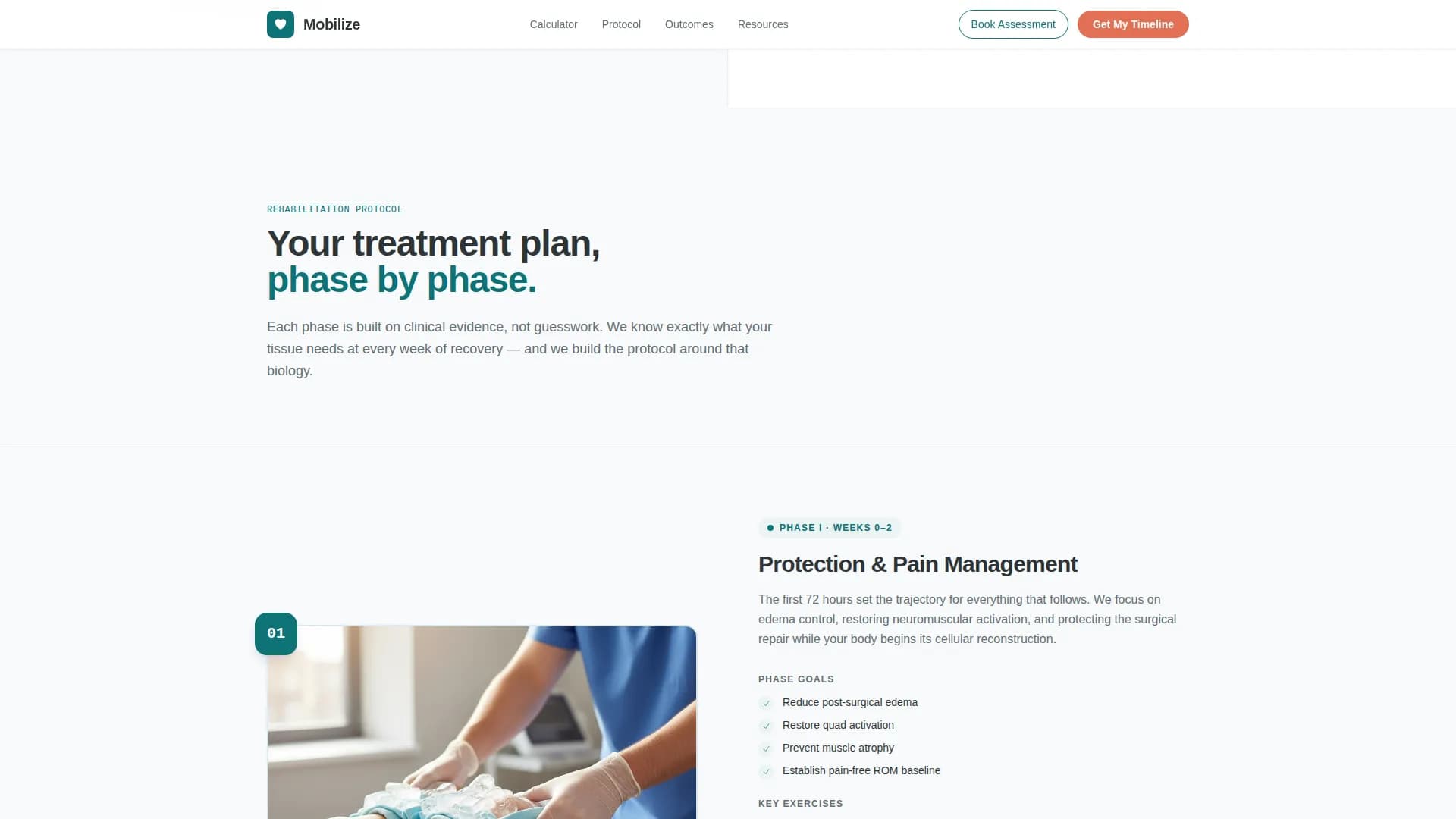 Mobilize - Precision Orthopedic Landing Page Template