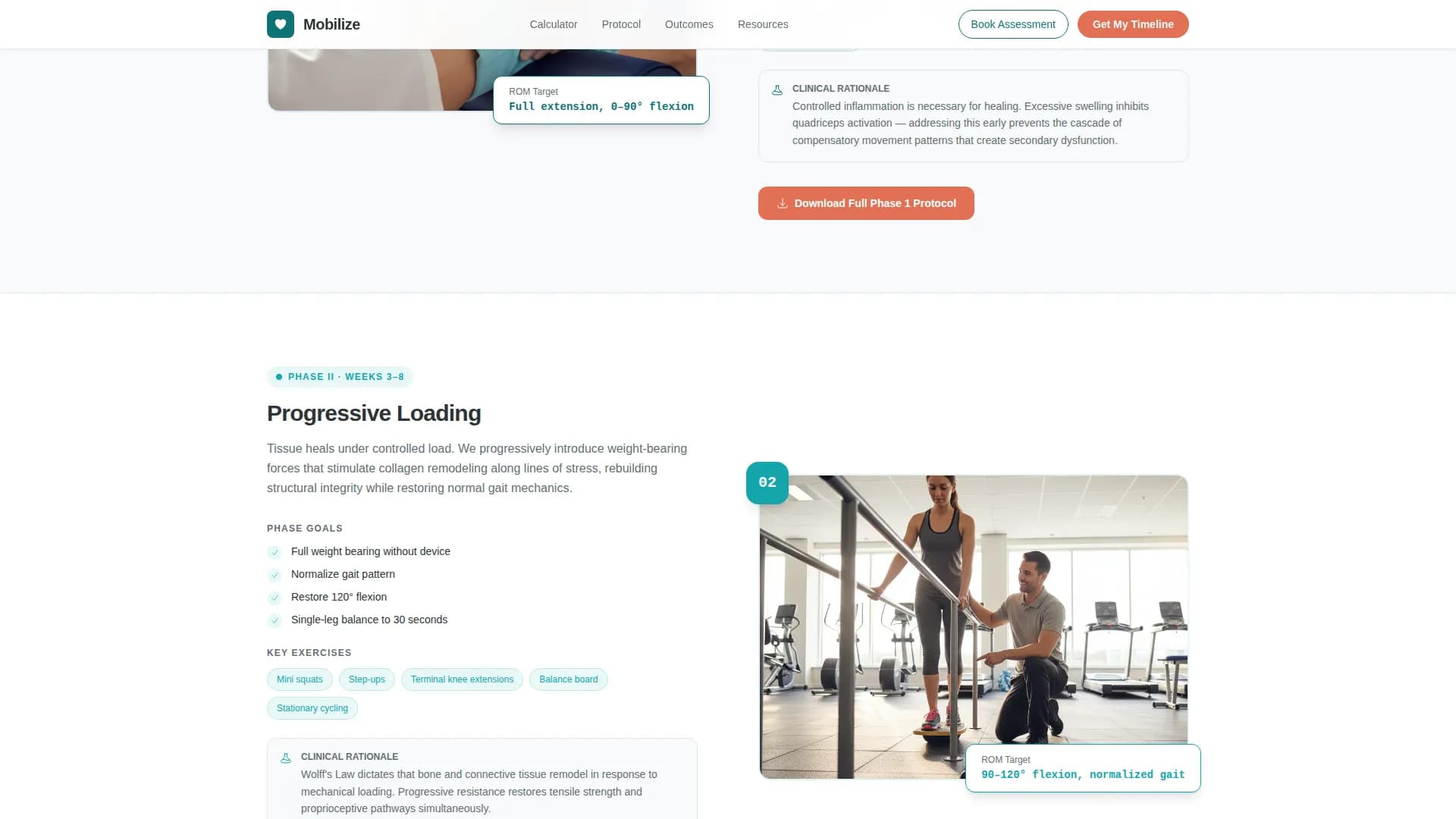 Mobilize - Precision Orthopedic Landing Page Template