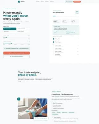 Orthopedic & Sports Medicine Booking Website Template