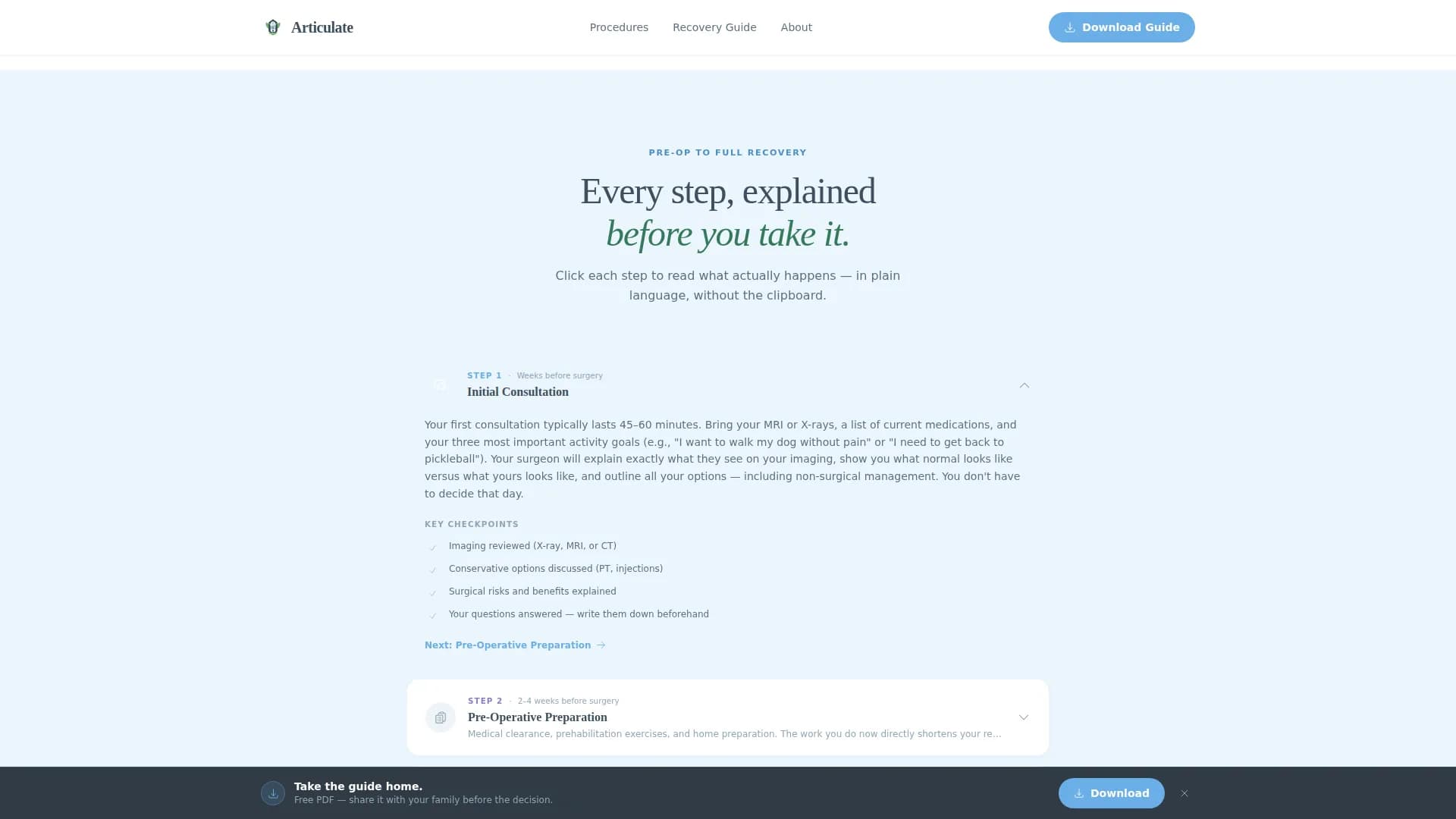 Orthopedic Surgeon Reviews Website Template