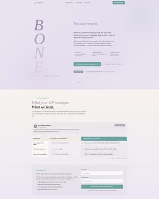 Marrow - Trusted Osteoporosis Landing Page Template