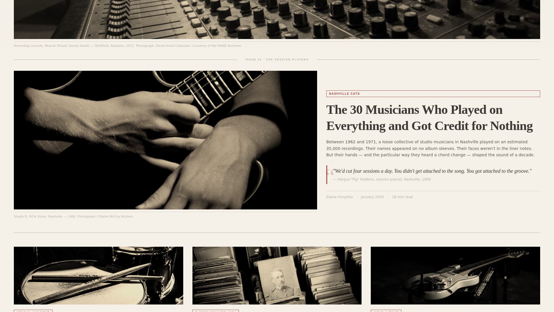 Groove - Timeless Music History Landing Page Template