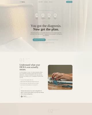 Osteoporosis Care Specialist Education Website Template