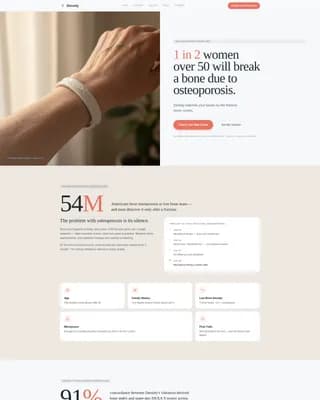 Osteoporosis Care Specialist Reviews Website Template