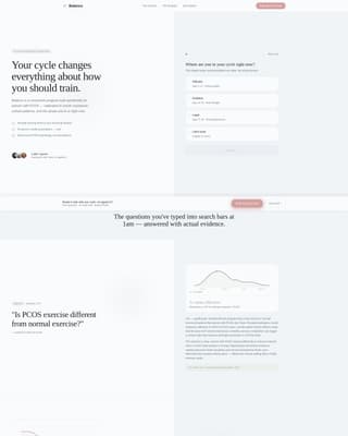 Balance - Empowering PCOS Landing Page Template