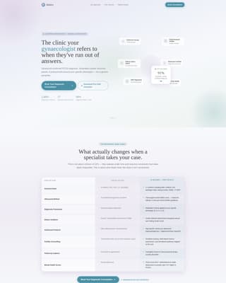 Balance - Trusted PCOS Specialist Landing Page Template