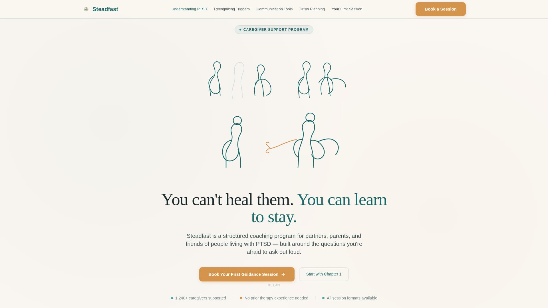 PTSD Care Booking Website Template