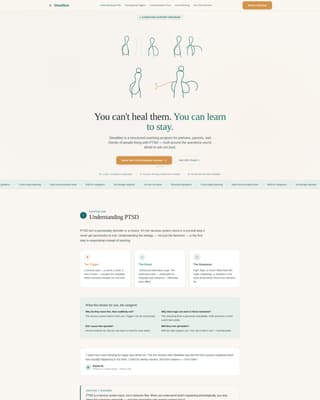 PTSD Care Booking Website Template
