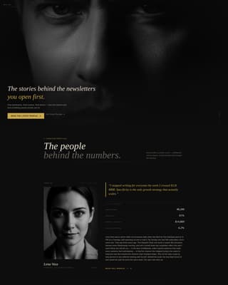 Byline - Cinematic Newsletter Landing Page Template