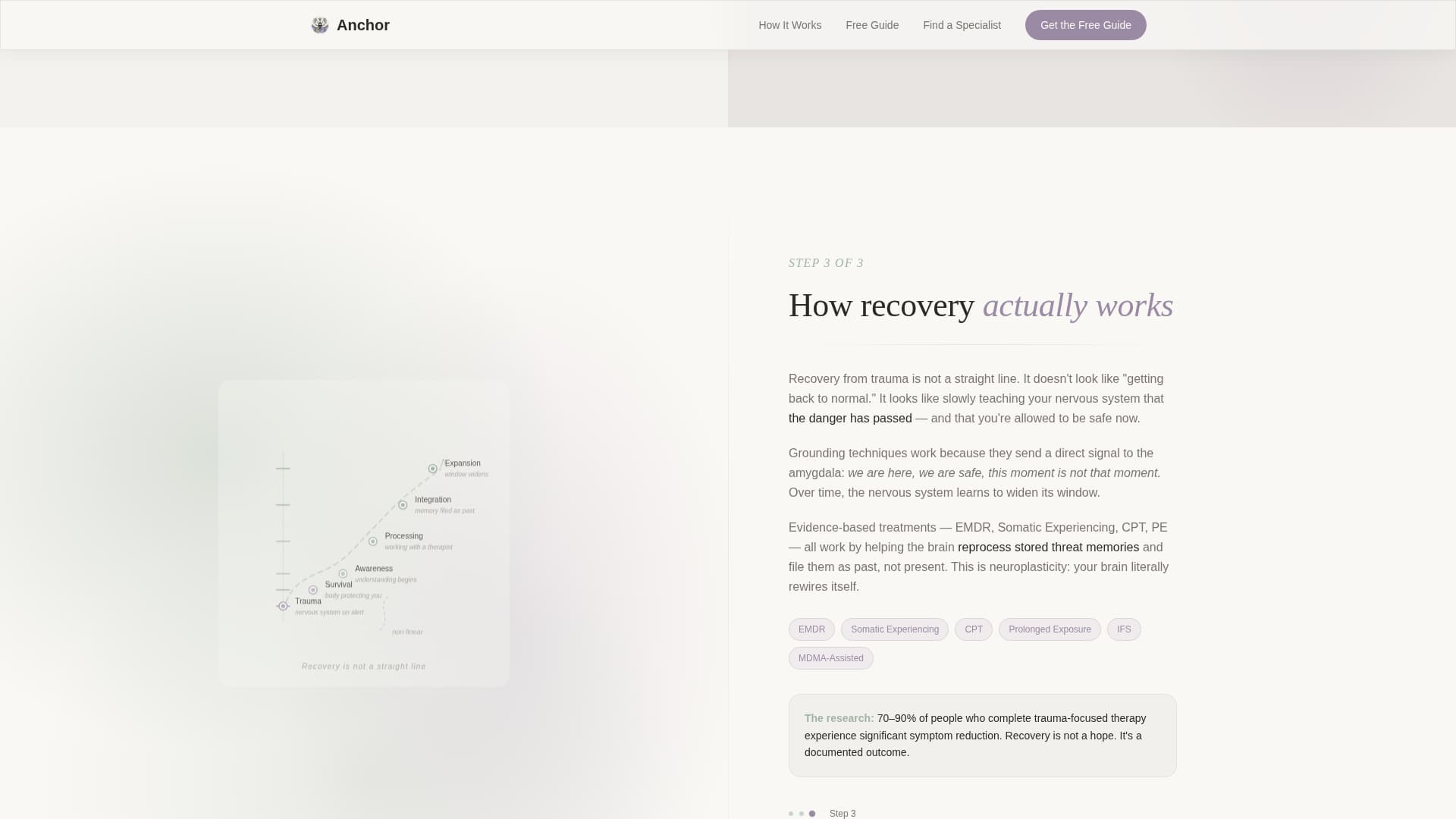 Anchor - Trusted PTSD Landing Page Template