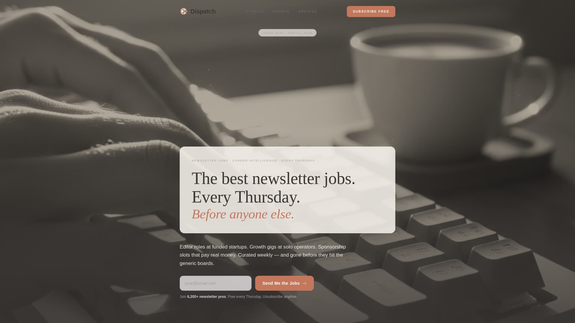 Newsletter - Premium Business Landing Page Template
