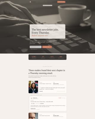 Newsletter - Premium Business Landing Page Template