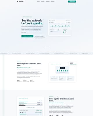 Sentinel - Precision PTSD Landing Page Template