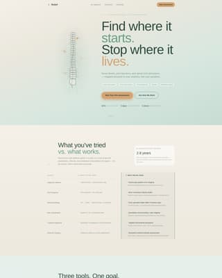 Relief - Precise Pain Management Landing Page Template