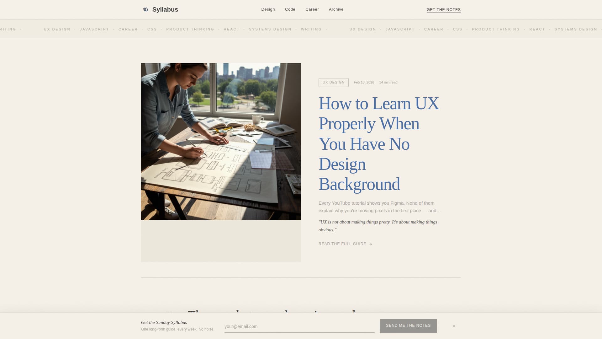 Syllabus - Inspiring Onlinelearning Landing Page Template