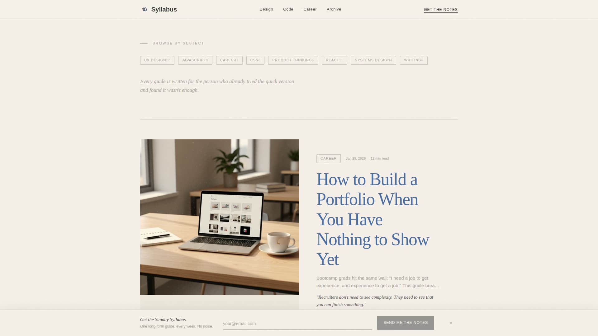 Syllabus - Inspiring Onlinelearning Landing Page Template