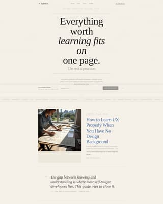 Syllabus - Inspiring Onlinelearning Landing Page Template