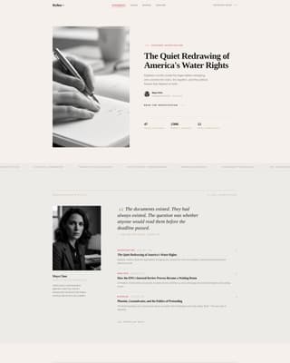 Byline - Compelling News Landing Page Template