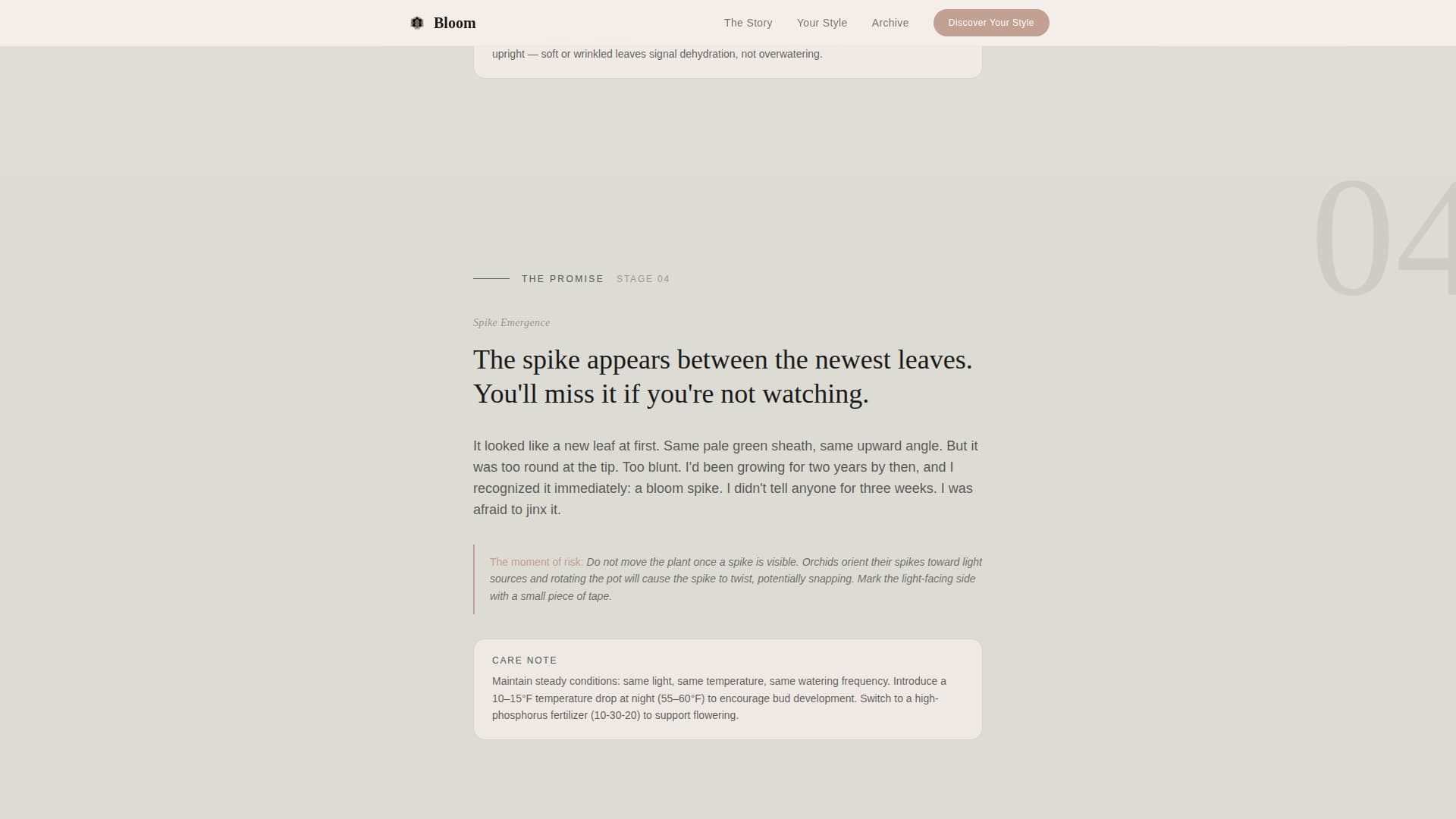 Bloom - Serene Orchidgrowing Landing Page Template