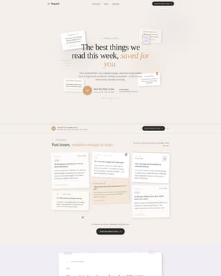 Dispatch — Premium Tech Newsletter Landing Page Template