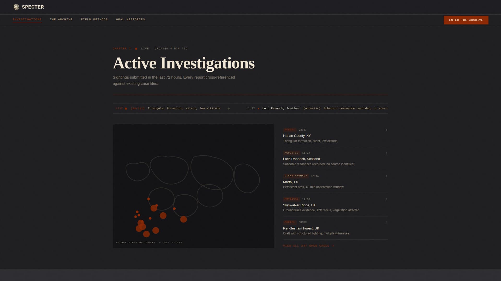 Paranormal - Premium & Landing Page Template