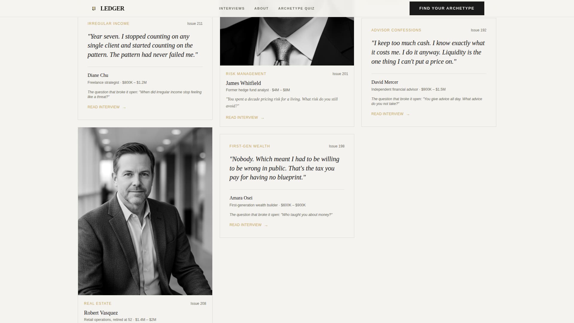 Ledger - Compelling Finance Landing Page Template