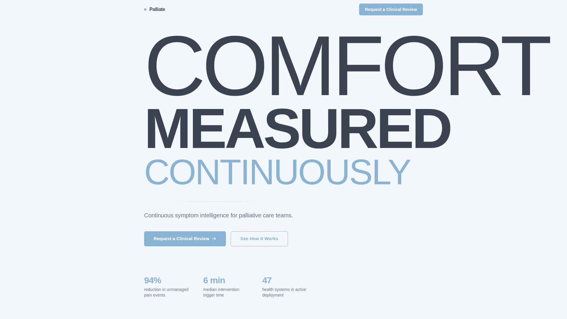 Palliative Care Medicine Professional Website Template