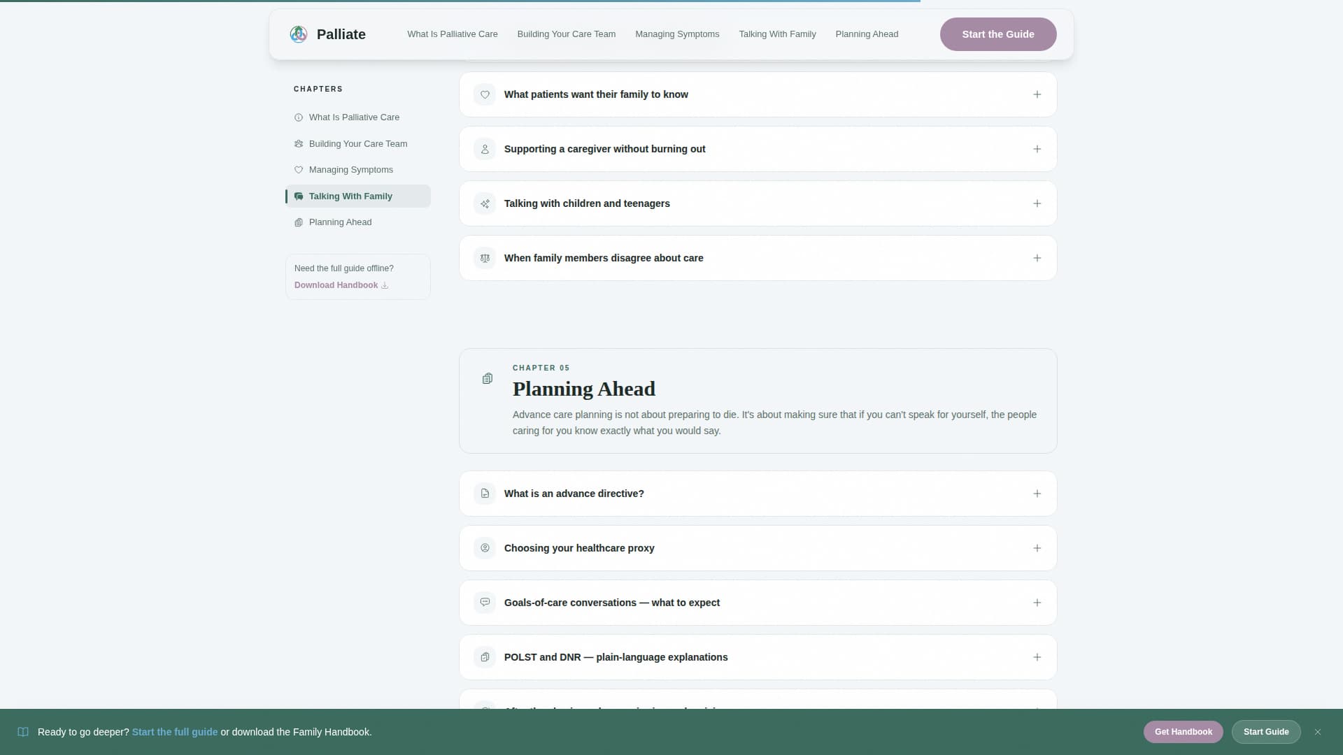 Palliate - Compassionate Palliative Care Landing Page Template