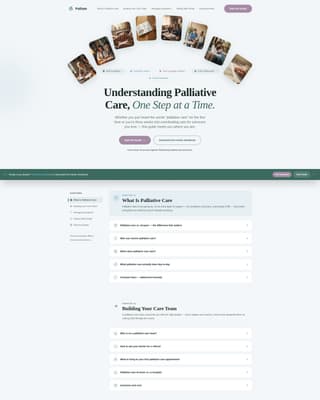 Palliate - Compassionate Palliative Care Landing Page Template