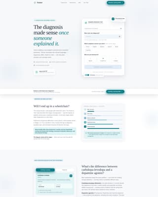 Tremor - Trusted Parkinson's Landing Page Template