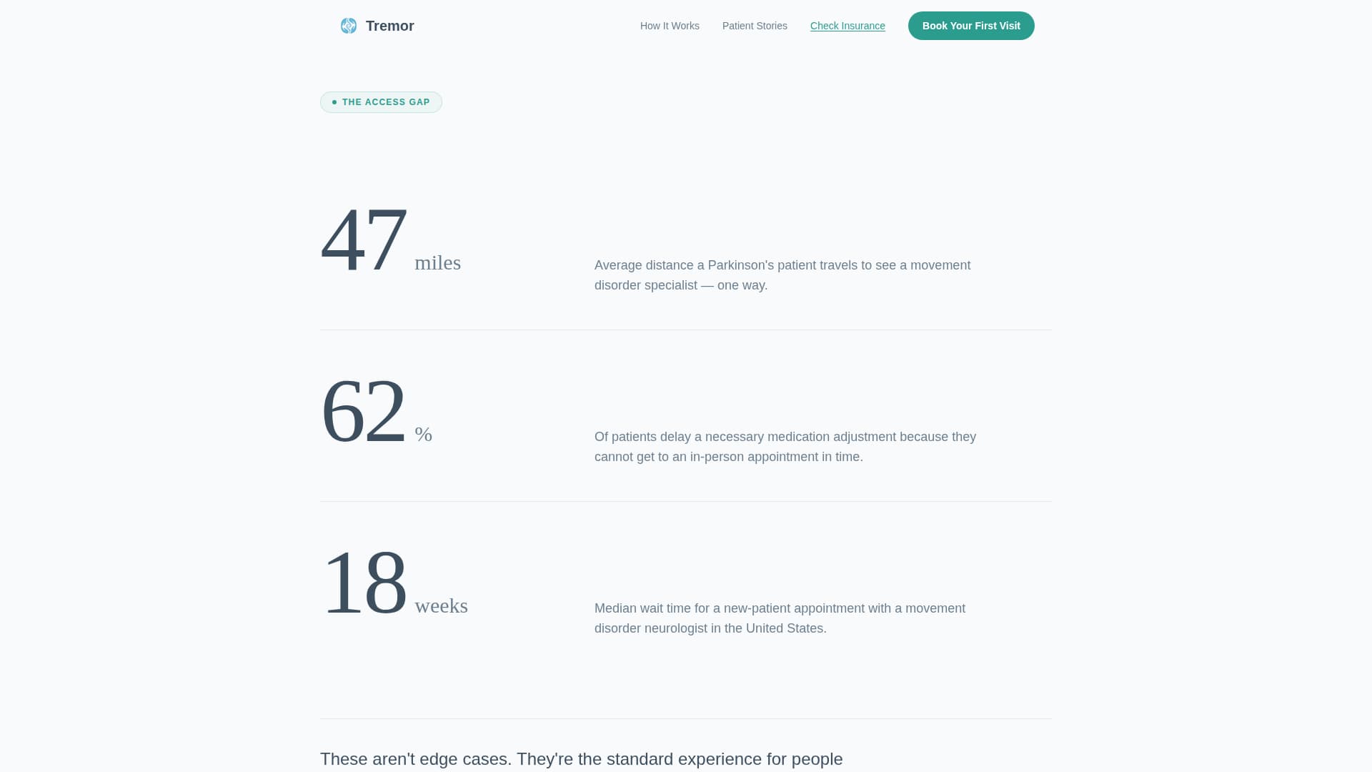 Tremor - Trusted Telehealth Landing Page Template