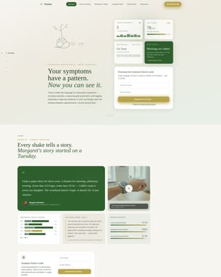 Tremor - Trusted Parkinsons Landing Page Template