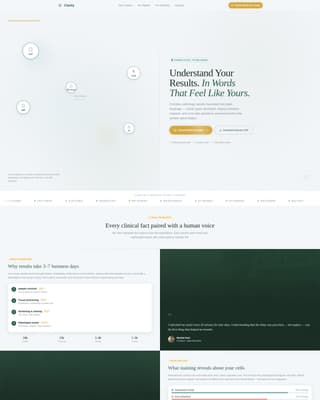 Clarity - Trusted Pathologist Landing Page Template