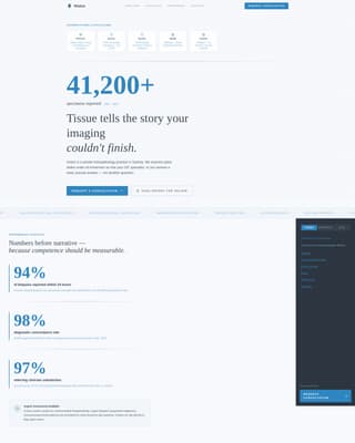 Histos - Trusted Pathology Landing Page Template