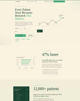 Registry - Trusted Patientresearch Landing Page Template