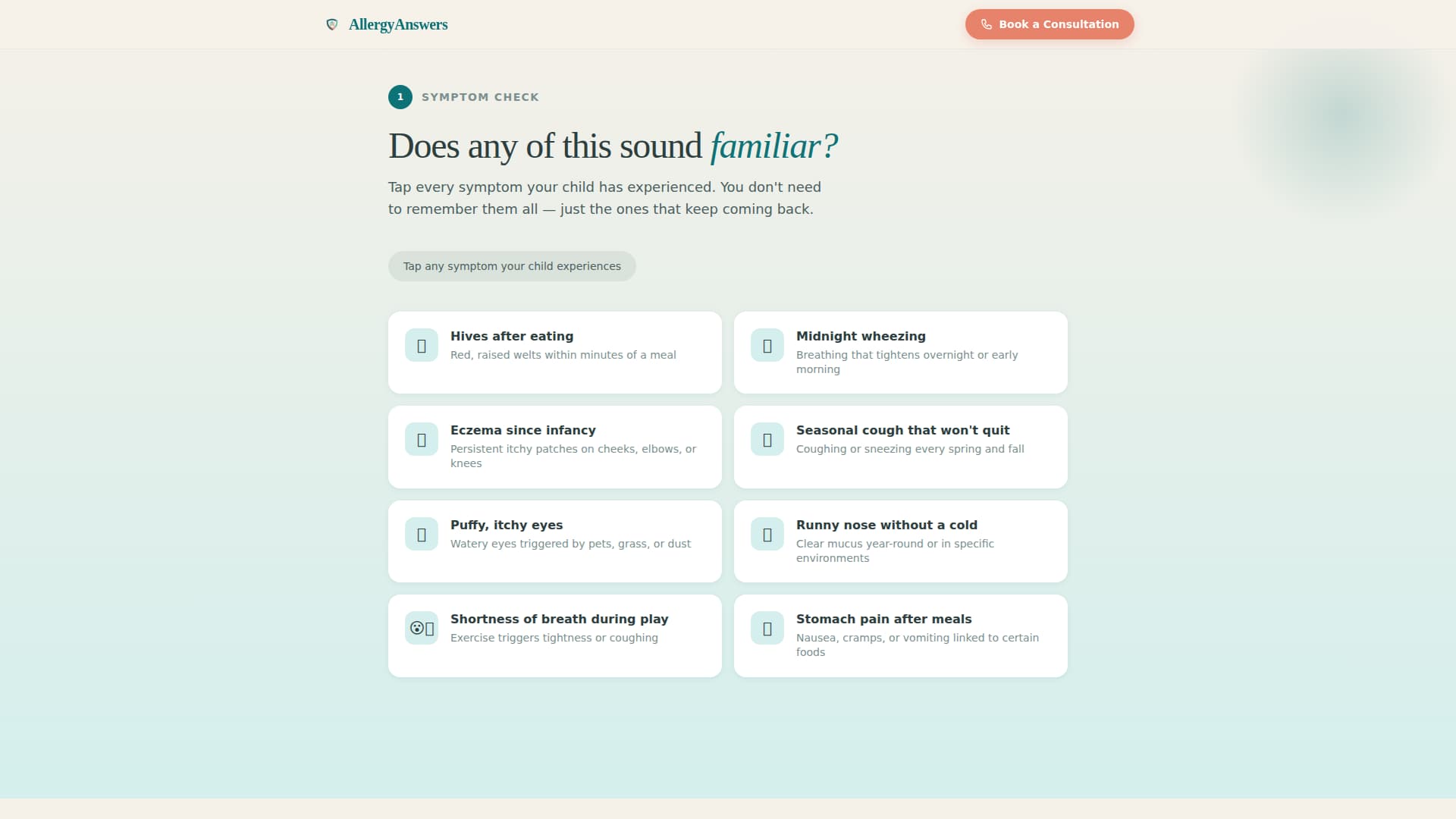 Breathe - Trusted Pediatricallergist Landing Page Template