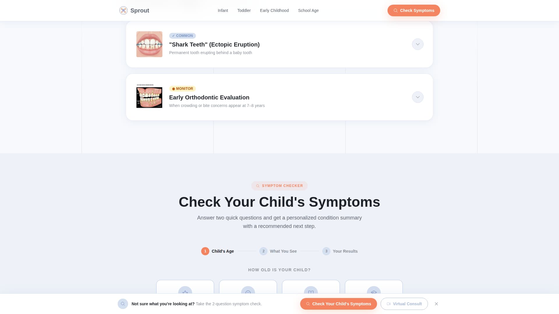 Sprout - Trusted Pediatricdentist Landing Page Template