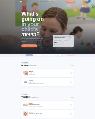 Sprout - Trusted Pediatricdentist Landing Page Template
