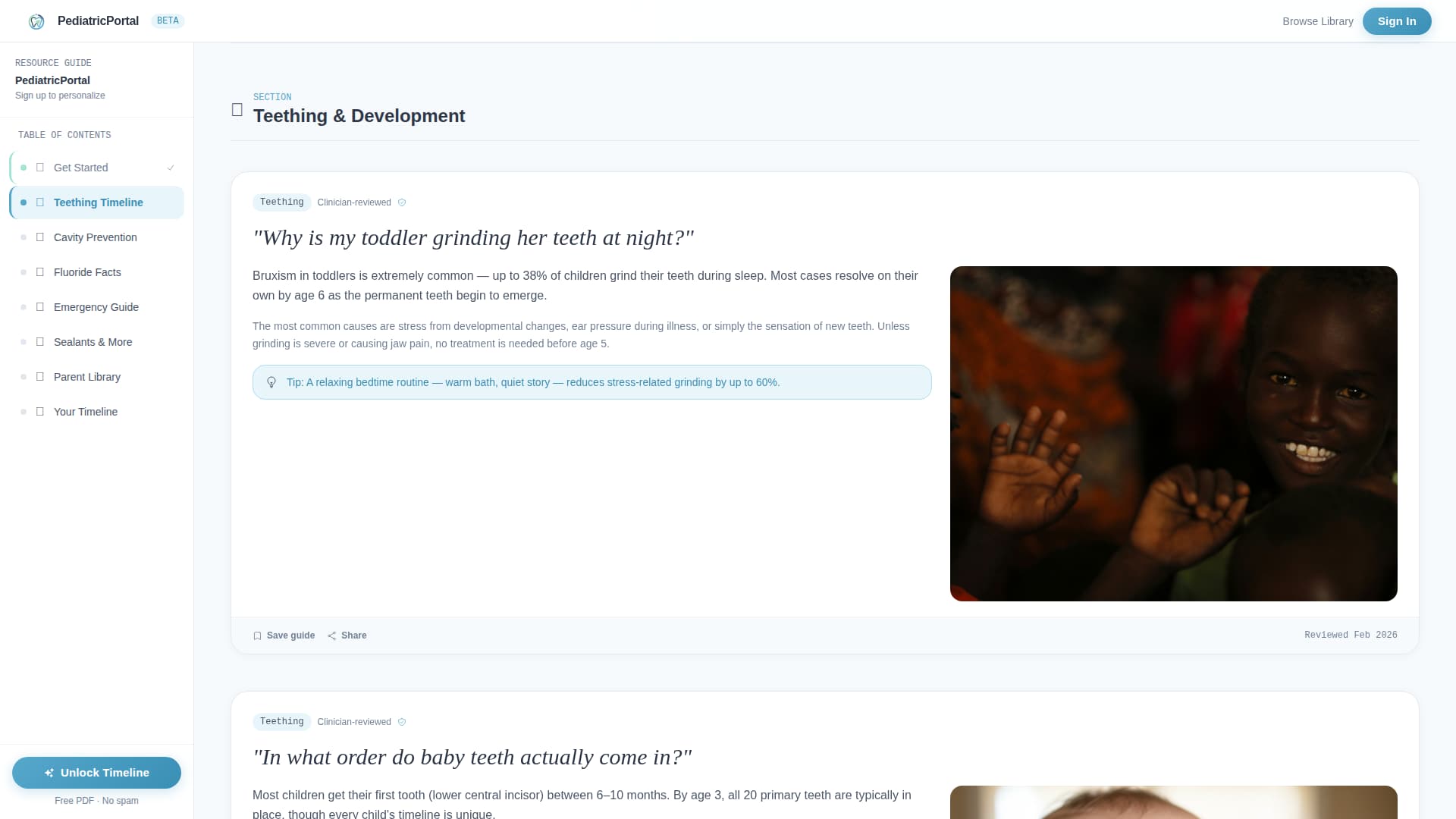 Portal - Trusted Pediatric Landing Page Template