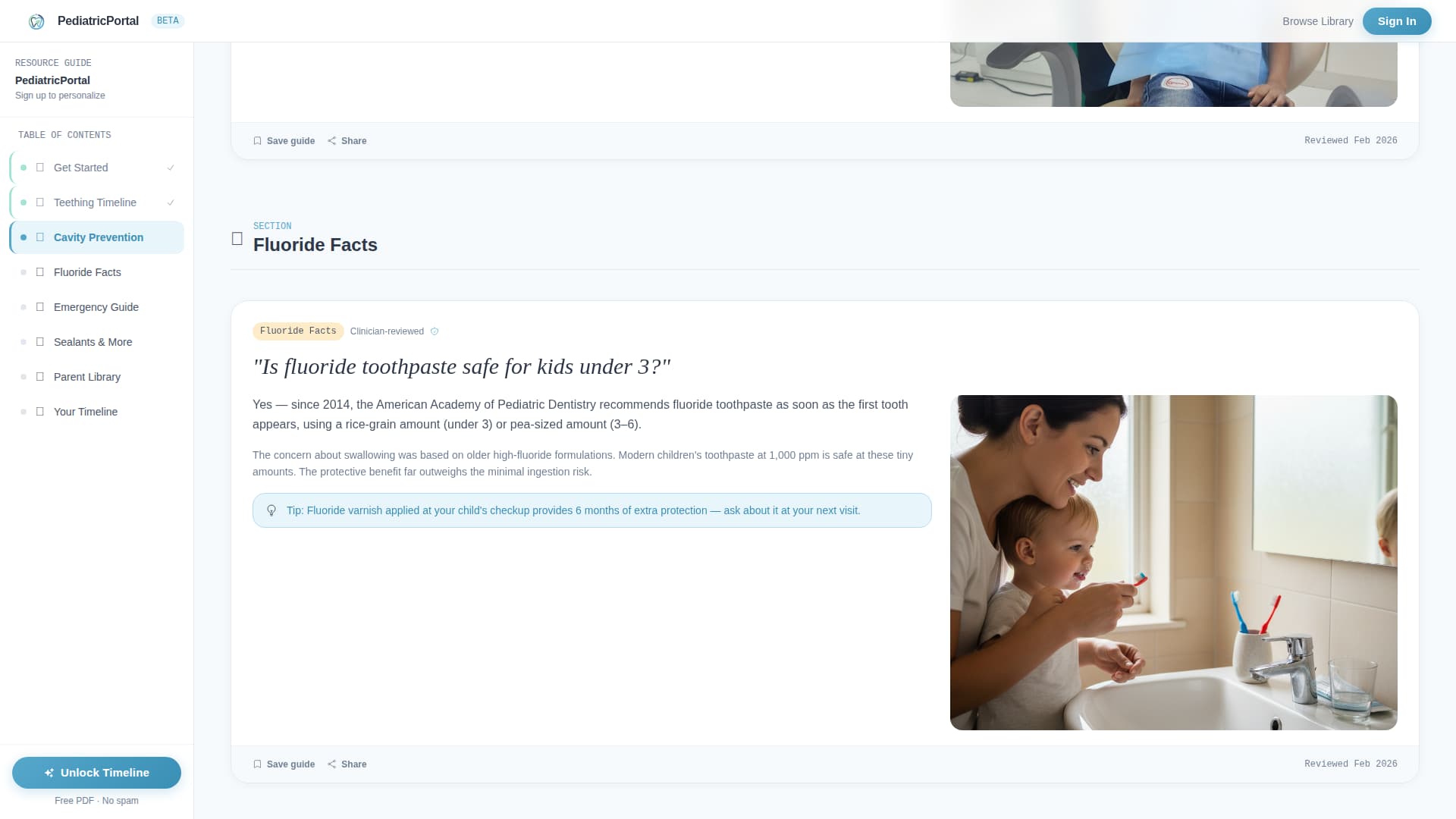 Portal - Trusted Pediatric Landing Page Template