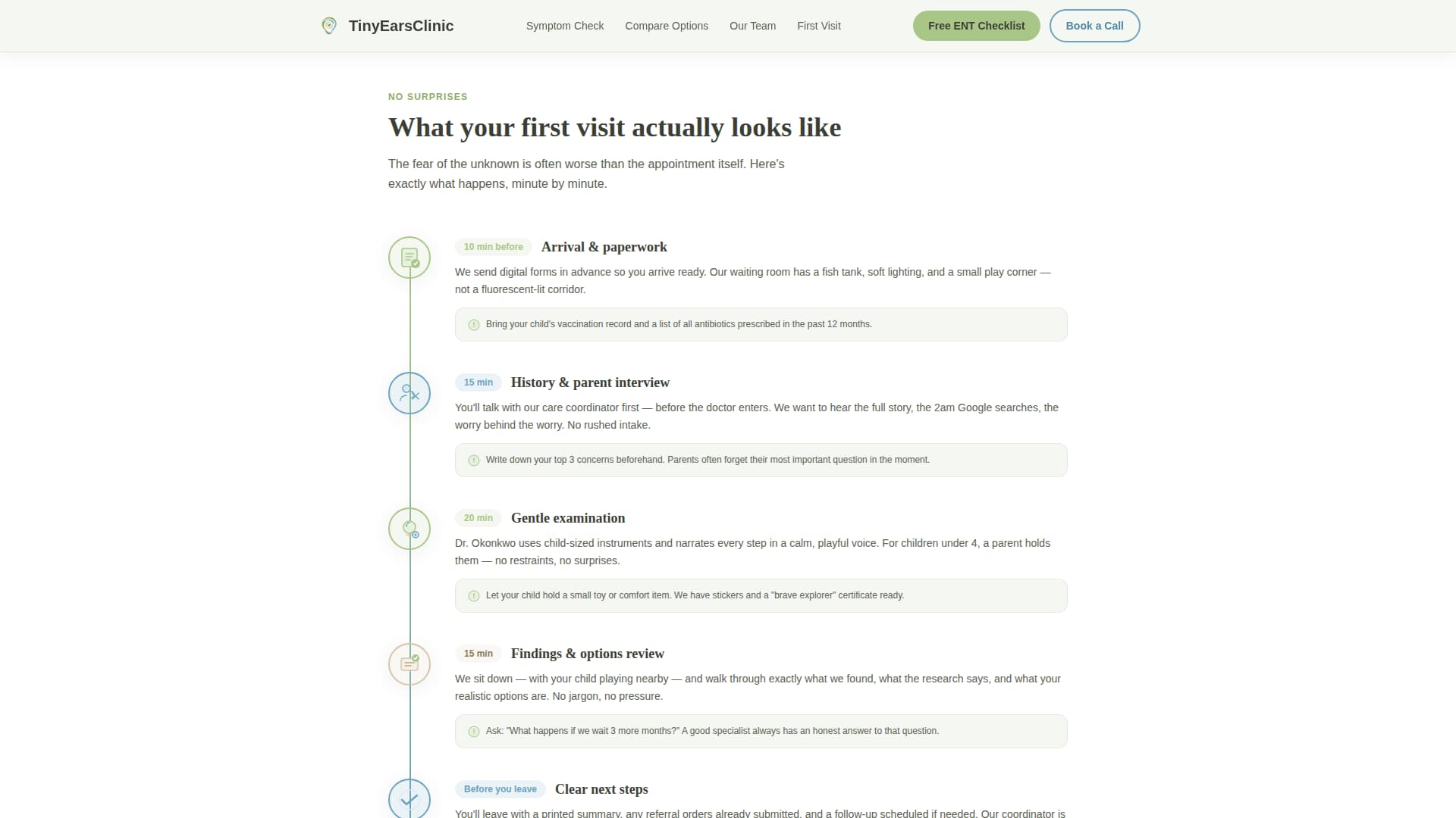 Breathe - Trusted Pediatric ENT Landing Page Template