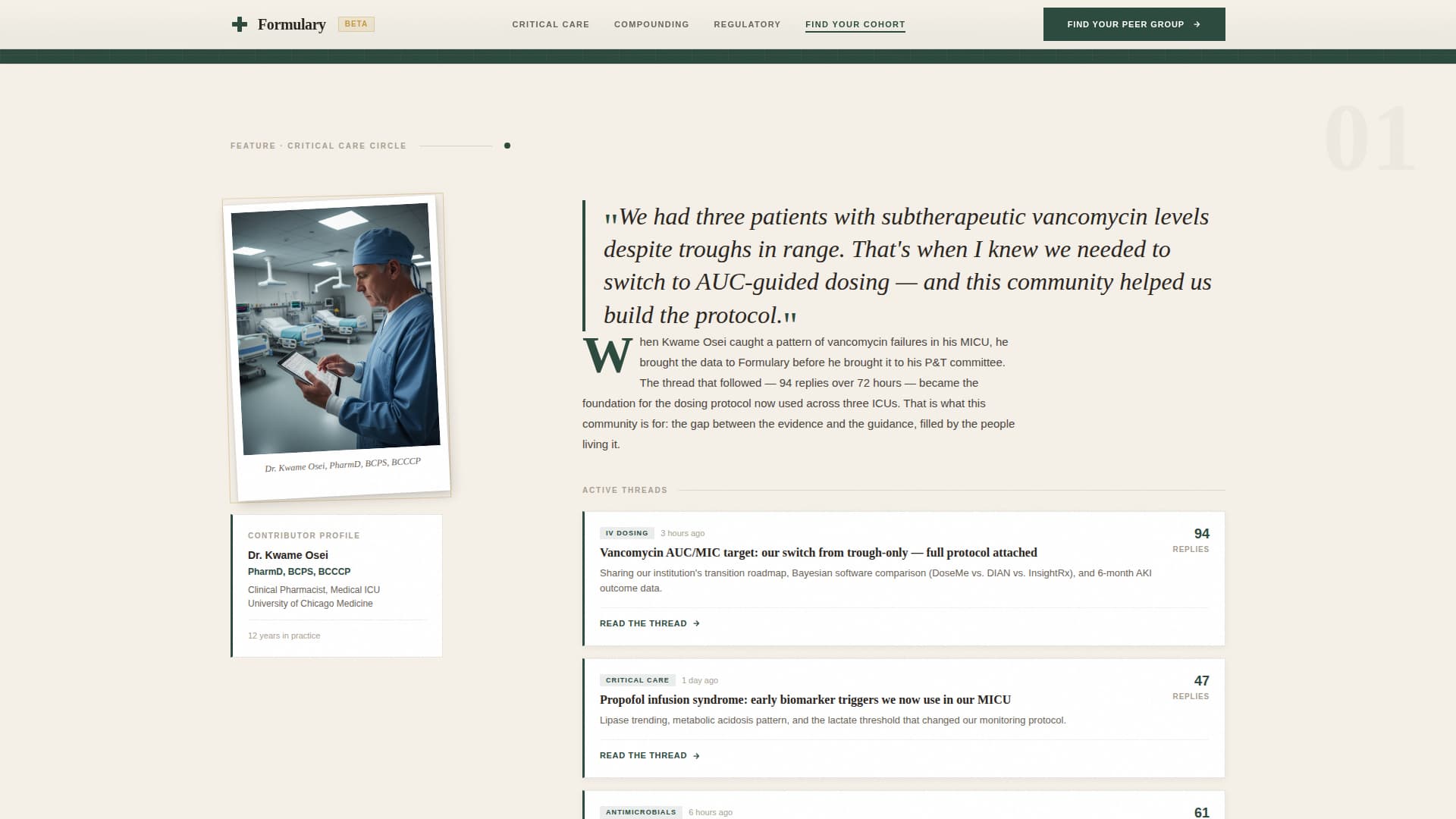 Pharmaceutical - Premium Community Landing Page Template