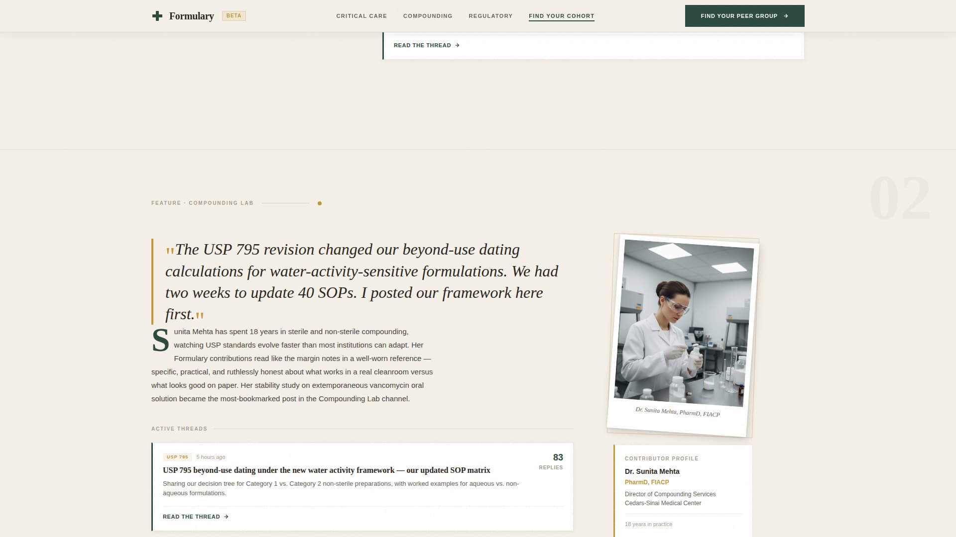 Pharmaceutical - Premium Community Landing Page Template