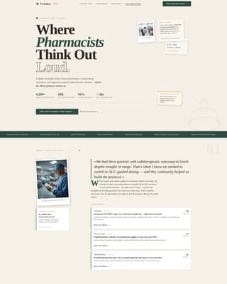 Pharmaceutical - Premium Community Landing Page Template