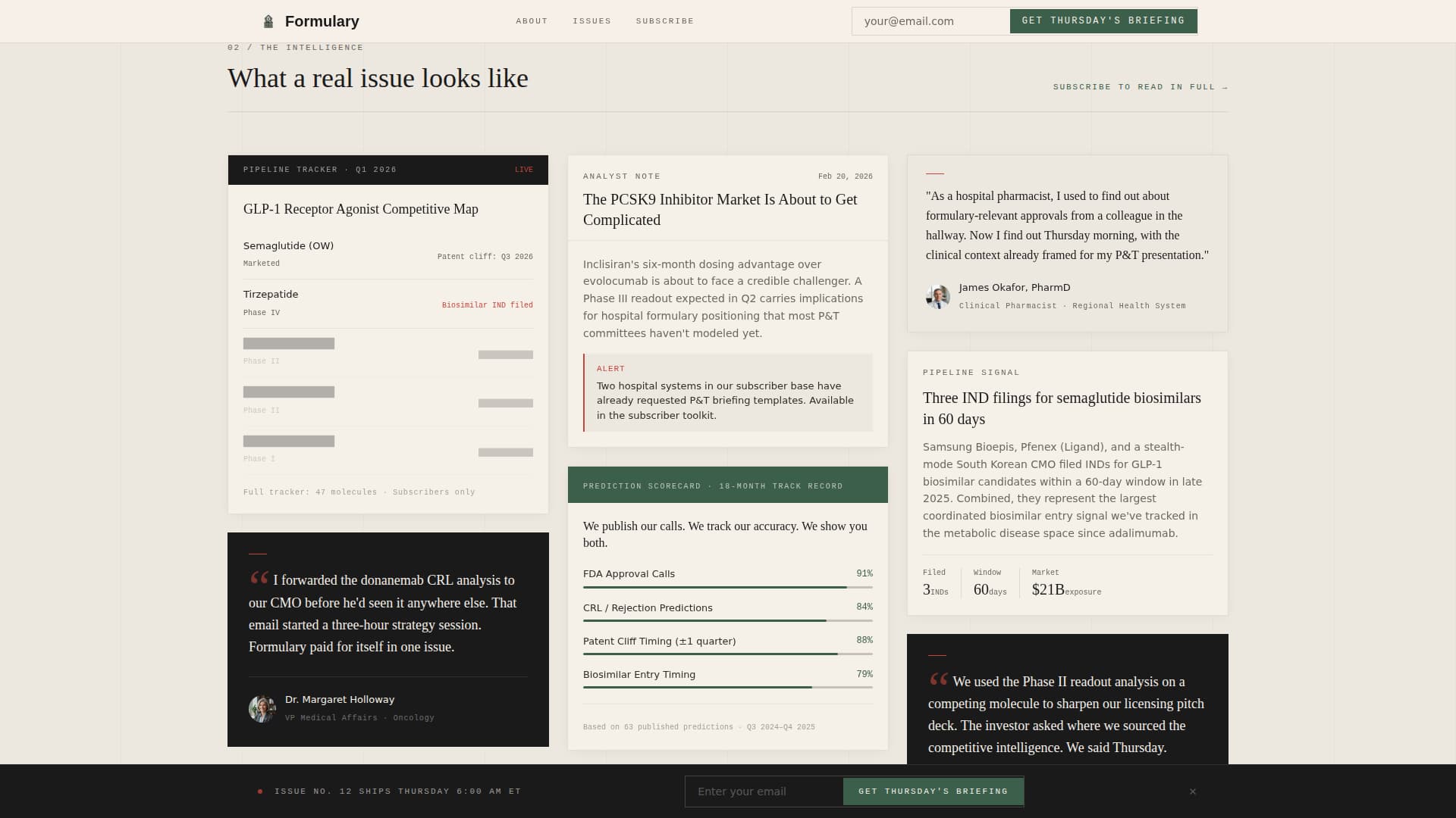 Formulary - Authoritative Pharmaceutical Landing Page Template